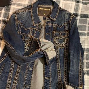 True religion Jean jacket men’s med